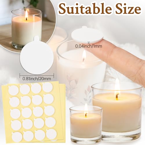 Bulk candle wick stickers for DIY candle making supplies