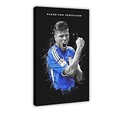 GJHTQLP Klaas Jan Huntelaar Leinwand-Poster, Wandkunst, 