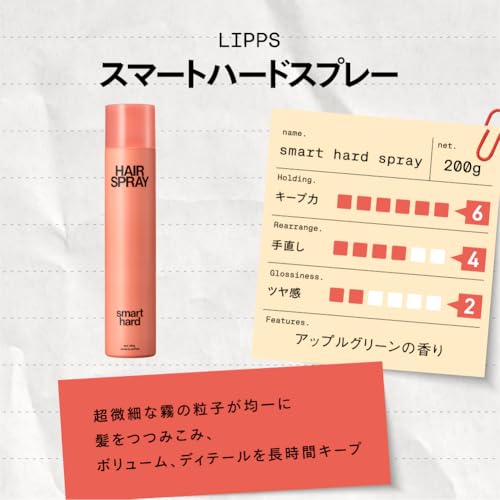 LIPPS スマート ハード ヘアスプレー 200g