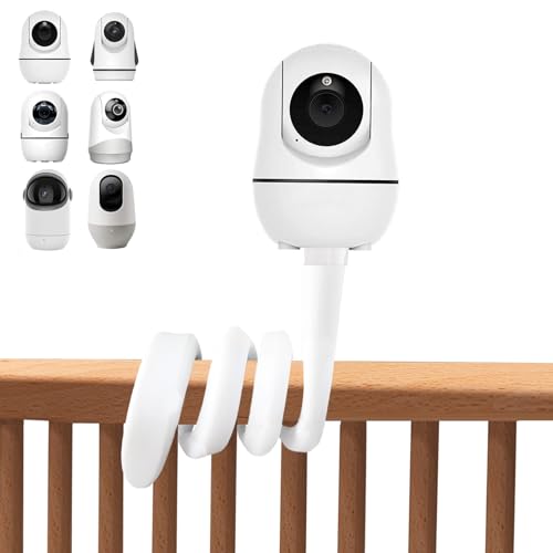 Image of JAMYOK Baby Monitor Mount for Hello Baby HB6550/ HB65/ HB6339/ HB40/ HB6081/ HB66/ HB6351,iFamily,OKAIDI Baby Monitor Camera,Twist Mount Without Tools or Wall Damage