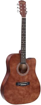 Acoustic Guitar Beginner Set 41" Acoustic Guitar Cutaway Right Hand, Perfect for Beginners to Practice with Softbox and Tuner 41" Retro Color