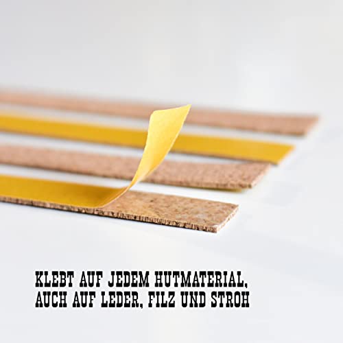 Thor Equine – Korkstreifen selbstklebend – Hutgrößen‑Anpassung – 200×20×2 mm – 50 Stück
