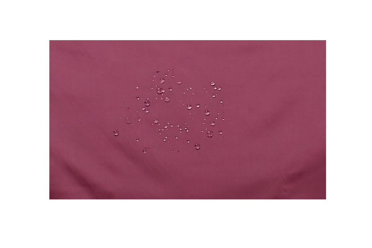 HomeStore-YEP 100% Waterproof Mattress Protector Cover with Elastic Strap for Baby, Double Bed (75 x 72inch, Color-Grey) (Maroon) 2