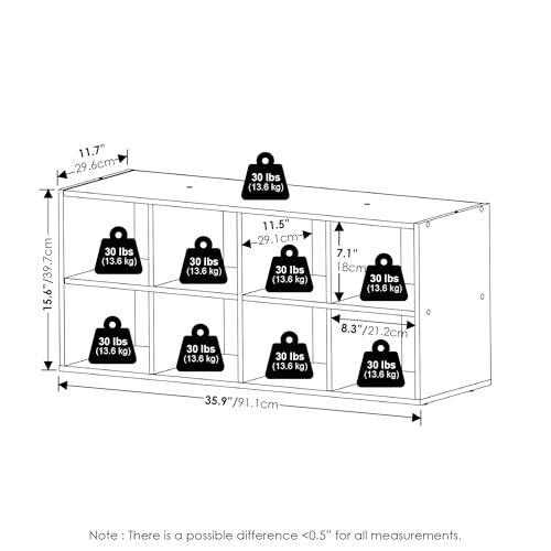 Meuble range-chaussures blanc à 8 cases empilable pour entrée - 3