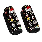 Houshengzi Kid's Seat Belt Cover Pad,Soft Shoulder Seatbelt Covers for Kid,Cute Toddler Seat Cushion for Travel Accessories Cushion for Toddler,High Chair,Pushchair,Bogg Bag(Astronaut)