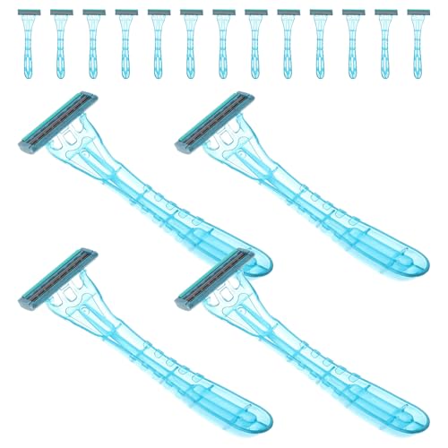Genérico Maquinillas de Afeitar Desechables 20 Unidades Afeitadora Corporal Manual Resistente al Agua para Mujer y Hombre Recortadora de Vello para Piernas y Brazos Adecuado para