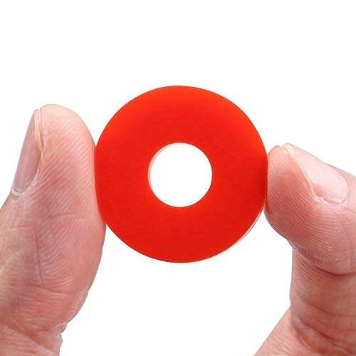 Litorange Grolsch Gaskets Silicone Seals - For Swing Top Bottles-40 Pack Combo Pack Red, Made From Soft Silicone (Not Rubber, Better Sealing Than Rubber) #TOP3