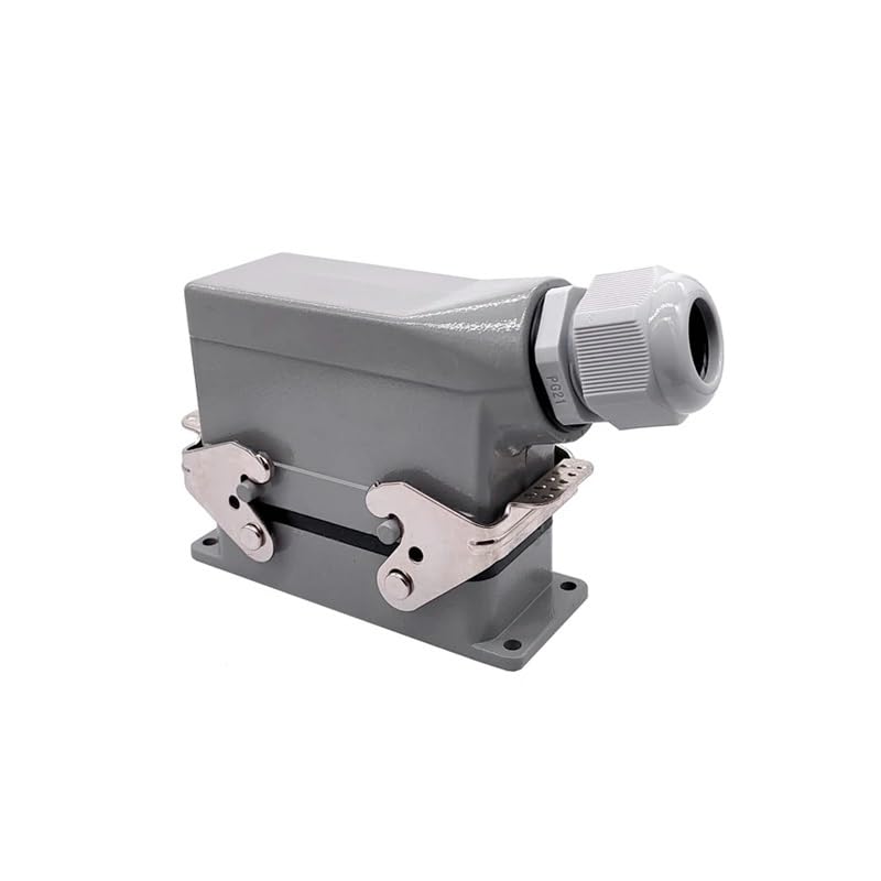 Conector aviacion HDC-HE-024 rectangular con bornes de 24 pines con aislamiento de 500V 2