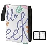 Grande capacité de stockage : cet album de cartes à collectionner dispose d'un design à 4 poches double face avec 50 pochettes pour cartes. Chaque page intègre une disposition de poche double face, maximisant l'utilisation de l'espace et améliorant l'efficacité du stockage. Ce porte-cartes peut accueillir jusqu'à 400 cartes de jeu, y compris JCC, MTG, cartes de jeu à collectionner, cartes de sport, cartes de football, cartes de basket-ball, et plus encore, répondant aux besoins de stockage de la plupart des collectionneurs.