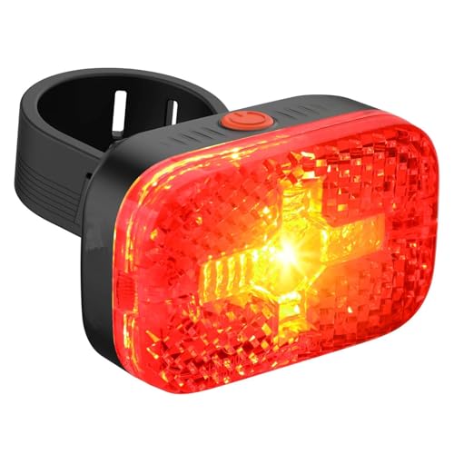 Tavaler Fahrrad Rücklicht Typ-C Aufladbar Batterie Fahrradrücklichter LED Rücklicht Fahrrad Akku StVZO Zugelassen