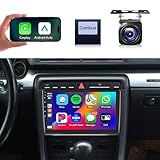 2G 64G Android Car Stereo for Audi A4/S4/RS4 (2002-2007) Seat Exeo (2008-2012) Wireless Carplay Android Auto, 9’’ Touchscreen Head Unit with Bluetooth GPS Mirror Link WiFi FM/RDS EQ Backup Camera SWC