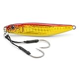 メタルジグ メタルアディクト01 30g/65mm LITTLE JACK (#05ヒラメレッドゴールド)