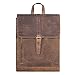 STILORD 'Grover' Business Backpack Leder Rucksack Groß Arbeitsrucksack Vintage Messenger Rucksack für MacBook 16 Zoll DIN A4 Rucksäcke Echtleder, Farbe:mittel - braun