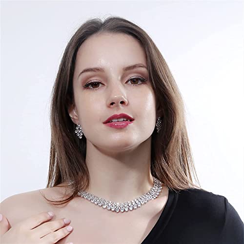Collar de novia de cristal tallado y accesorios de boda con cuentas premium 2
