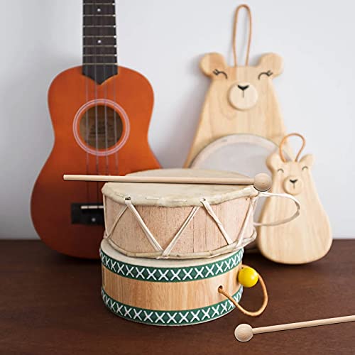 Zorveiio 4 Pcs Wood Percussion Sticks 8.7" Xylophone Mallets Sticks Glockenspiel Mallets for Xylophone Glockenspiel Bells Chime Woodblock Drum - Image 5