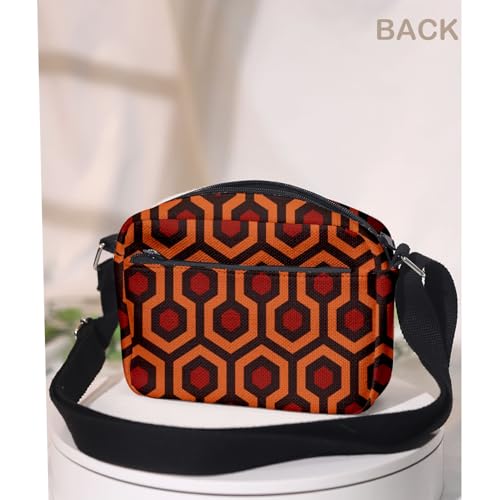 MAOFAED Horror Movie Inspired Gift, Overlook Hotel Shining Crossbody Bag, Halloween Party Favor4