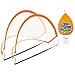 Fancyes 2Pcs Kids Soccer Goals Football Goal Post Easy Folding Portable Net Fun Outdoor Sports Games Mini Soccer Goals Set for Garden, 75 x 65 x 65 cm