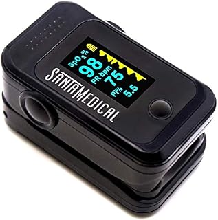 Pulse Oximeter Fingertip, Blood Oxygen Saturation Monitor (SpO2) with Pulse Rate Measurements