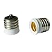 SmartDealsPro 6-Pack White Intermediate E17 Base to Candle Candelabra E12 Base Light Fixture Bulb Socket Adapter Reducer