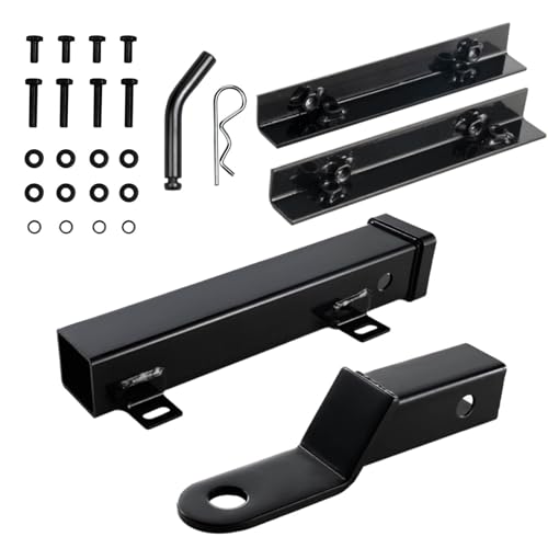 NOKINS Golf Cart Rear Seat Trailer Hitch with Receiver Stainless