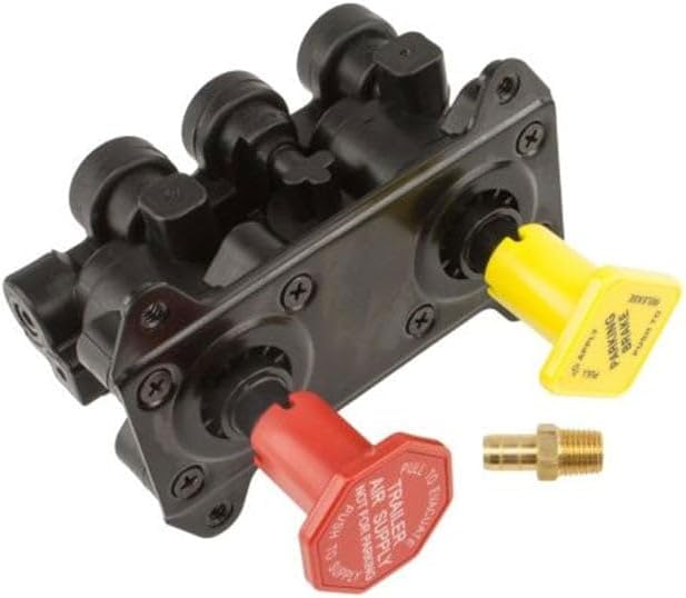 Mytee Products MV-3 Heavy Duty Dash Valve - Air Brake Control Valve Replaces 800519, 3949780, Bendix 065186, 107220, 5000286, 5000379, 5005057, 5005058, 5005080, Automann 170800519, PAI 802622E