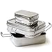 ECOlunchbox Three?in?One Stainless Steel Bento Box (31?oz) – 3?Piece Nesting Lunch Container with Snack Pod – Plastic?Free, Non?Toxic, Dishwasher?Safe, Not Leak-Proof