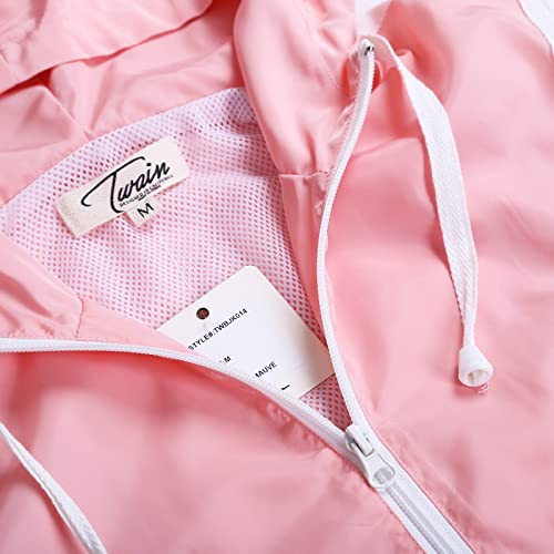 Women's Windbreaker Jacket with Hood - Lightweight Spring Jacket for Running, Hiking, Cycling3