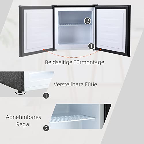 Mini-Gefrierschrank HOMCOM 35 L – Elektrische Gefrierbox für Zuhause