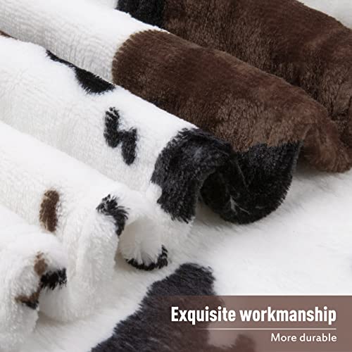 Jekeno Cow Print Blanket Double Sided Print Warm Soft Throw Blanket For Bedroom Decor Sofa Chair Bed Office Women Gift 50"X60" #TOP3