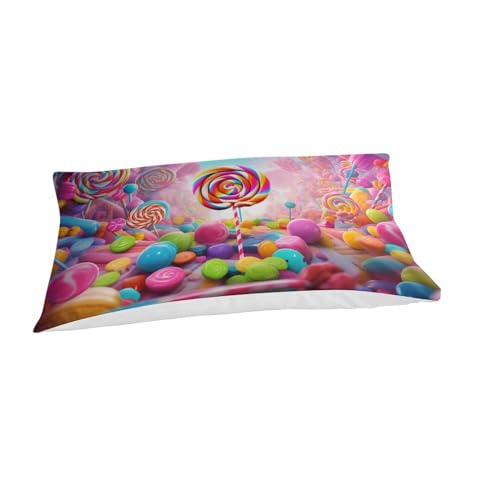 Juego de funda nórdica infantil de piruletas 3D 135x200 con fundas de almohada 6
