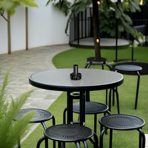 SHOWERORO accesorio para sombrilla de patio con disco inferior y repuesto resistente para eje 6