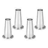 XBSXP Verstellbare Schrank Möbel Beine, Zinklegierung Sofa Füße Schuhschrank Beine TV Schrank Couchtisch Bett Beine Möbel Stützfüße Gummifüße 150mm,150mm