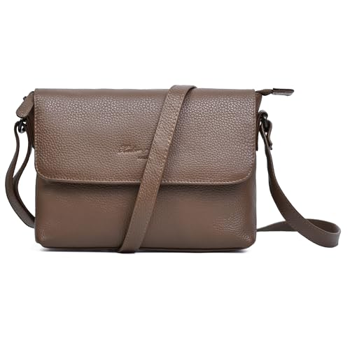Sac à bandoulière léger en cuir Hudson & James pour le travail et le voyage