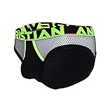 Andrew Christian Almost Naked Retro Net Brief, Black, Small