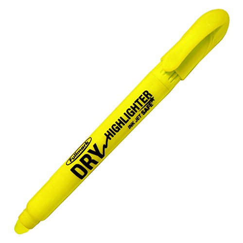 Fullmark Twist And Glide Bible Dry Highlighter, Non-Bleed, Inkjet Safe, Neon Assorted Colors, Yellow, Green, Pink, 3-Count Kit, #TOP4