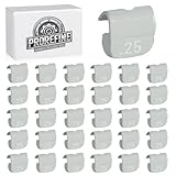 ProRefine Upgraded 0.25 oz Clip On Wheel Weights for Steel Rims Corrosion-Resistant Coated Painted Tire Balancing Weight MC Style Gray 30 pcs