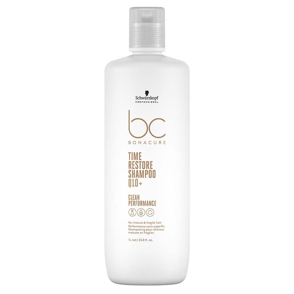 SCHWARZKOPF PROFESSIONAL BC Bonacure Time Restore Shampoo Q10+ Clean Performance 1000 ml