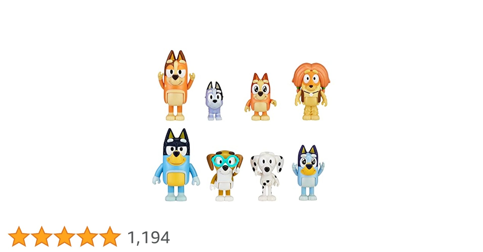◆新作◆新品◆正規品◆bluey ブルーイ 家族フィギュア パブロバ ブルーイ ブルーイファミリーフィギュアセット｜ブルーイ｜限定