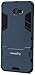Galaxy C9 Pro Case, Maxessory [Stealth] Ultra-Slim Dual-Layer Shock-Proof Rugged Heavy-Duty Rubber Grip Rigid Hybrid Armor Shell Cover w/Kickstand Dark Blue Black For Samsung Galaxy C9 Pro
