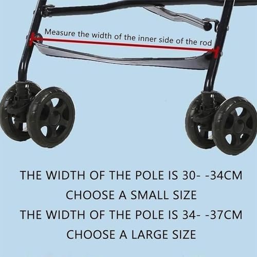 Image of Black (37cm) Stroller Footrest Replacement Adjustable Stroller Extension Footboard Strollers and Accessories for Babies Pushchair Seat Liners, Baby Stroller Connectors, Stroller Connectors