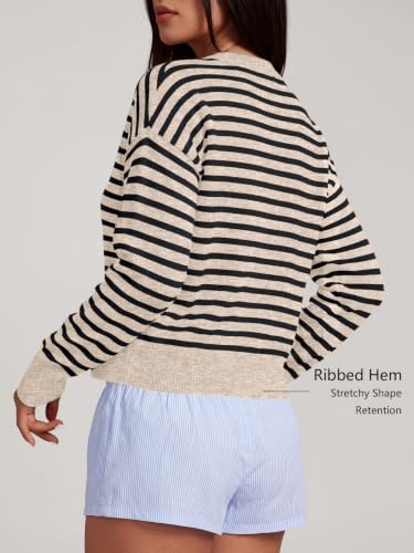 Image of Trendy Queen Cropped Cardigan Sweaters for Women Fall Fashion Clothes 2026 | Lightweight Knit Button-Down, Y2K Open-Front Layering Piece for Fall, Spring & Office Wear
