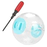 【Hochwertiges Material】 Aus hochwertigem Kunststoff gefertigt, leicht, umweltfreundlich, ungiftig und unbedenklich, bieten Hamster einen sicheren und komfortablen Bewegungsraum. Leicht zu reinigen und geruchsresistent.