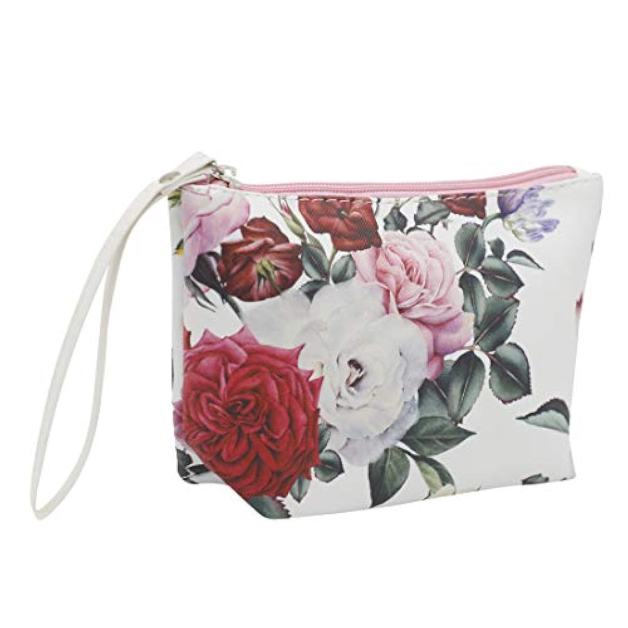 PU Floral Print Makeup Pouch for Women