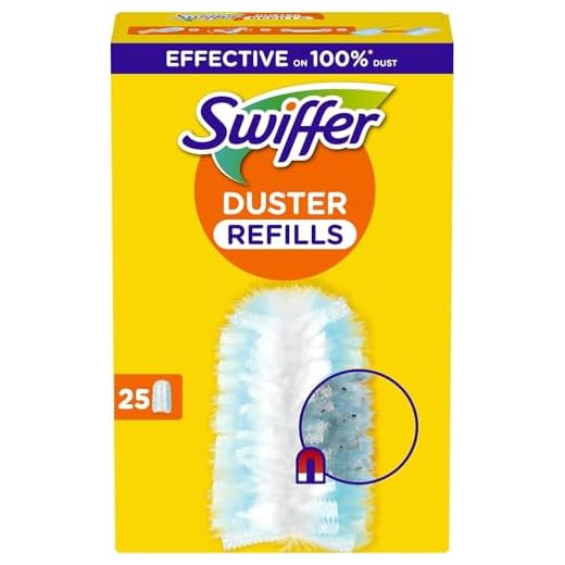 Swiffer Duster Attrape & Retient Recharges Dépoussiérantes, Attrape Et Retient 3 Fois Plus De Cheveux Et Poussière Qu'Un Plumeau Ordinaire X 5