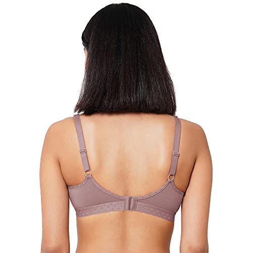 Image of SOIE Women Non Padded Non-Wired Full Coverage Stretch Cotton T-Shirt Bra