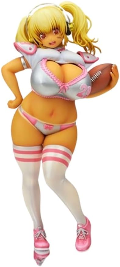 Kaitendoh Nitro Super Sonic: Super Pochaco Lingerie Football PVC Figure (Suntan Version) (1:7 Scale)