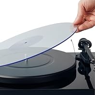 Neutral 'see-through' sound quality with improved dynamics Clear with reflecting BLUE EDGE Tighter bass response, Improved mid-range Less splashy sound Record label recess in the center to ensure records stay flat on the mat Hand orientation: Ambidex...