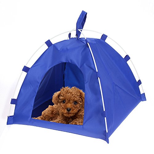 Valcatch Pet Tents Pet Dog Tent House, Portable Folding Pet Tent Kitten House Travel Camping