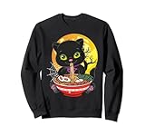 Photo Gallery ramen black cat anime halloween bowl kawaii neko giapponese felpa Photo Gallery ramen black cat anime halloween bowl kawaii neko giapponese felpa