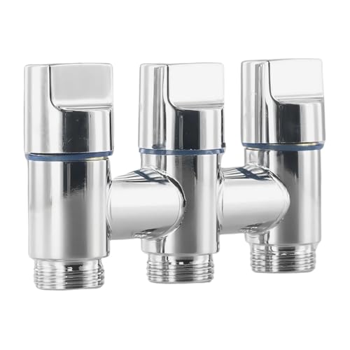 Vanne de dérivation d'angle en acier gris anti-oxydation raccord universel - 3